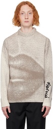 Fiorucci Off-White Lips Sweater