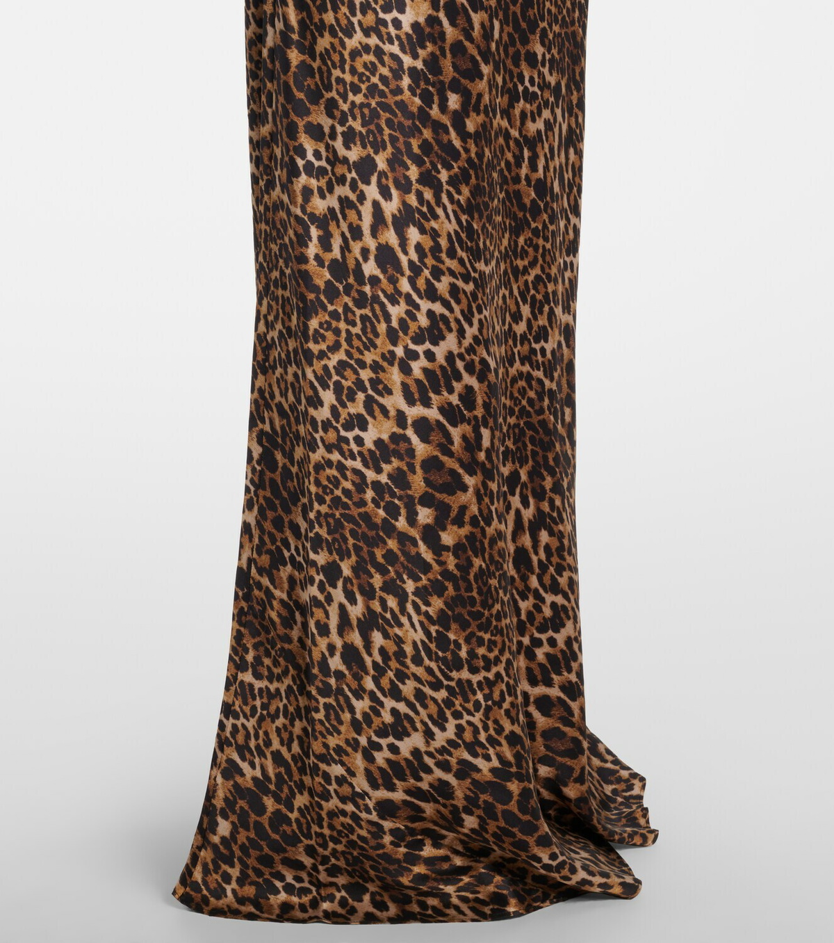 Nili Lotan Ira leopard-print silk gown
