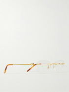 Cartier Eyewear - Frameless Gold-Tone Optical Glasses