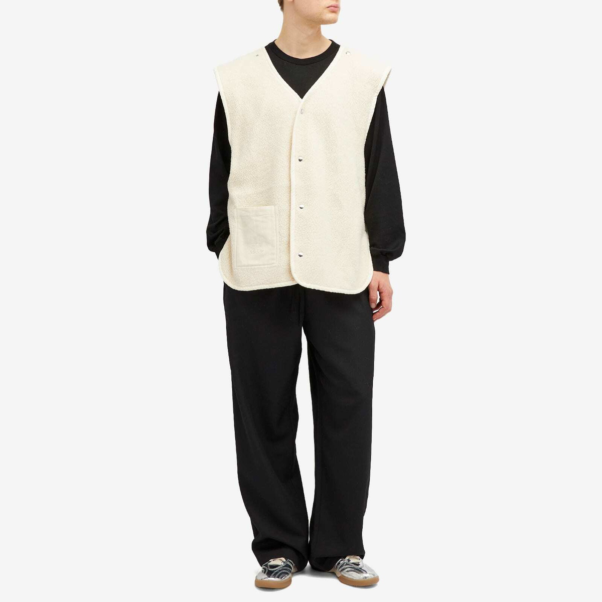 Adidas x Wales Bonner Coach Jacket in Wonder White