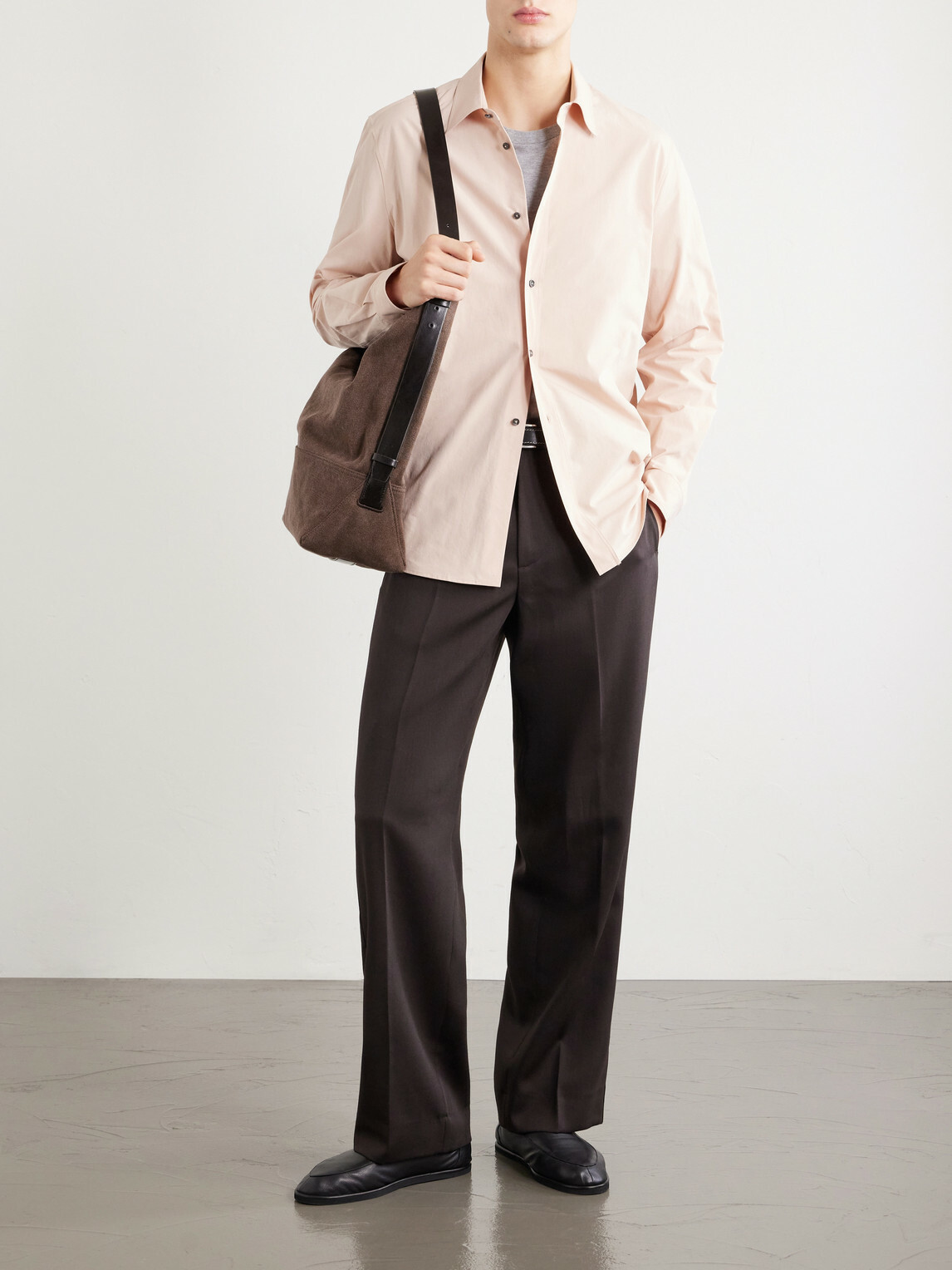 Jil Sander - Cotton-Poplin Shirt - Pink