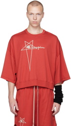 Rick Owens Red Champion Edition Tommy T-Shirt