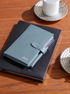 Smythson - Cross-Grain Leather Notebook - Green