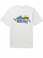 Hartford - Hideout Printed Slub Cotton-Jersey T-Shirt - White