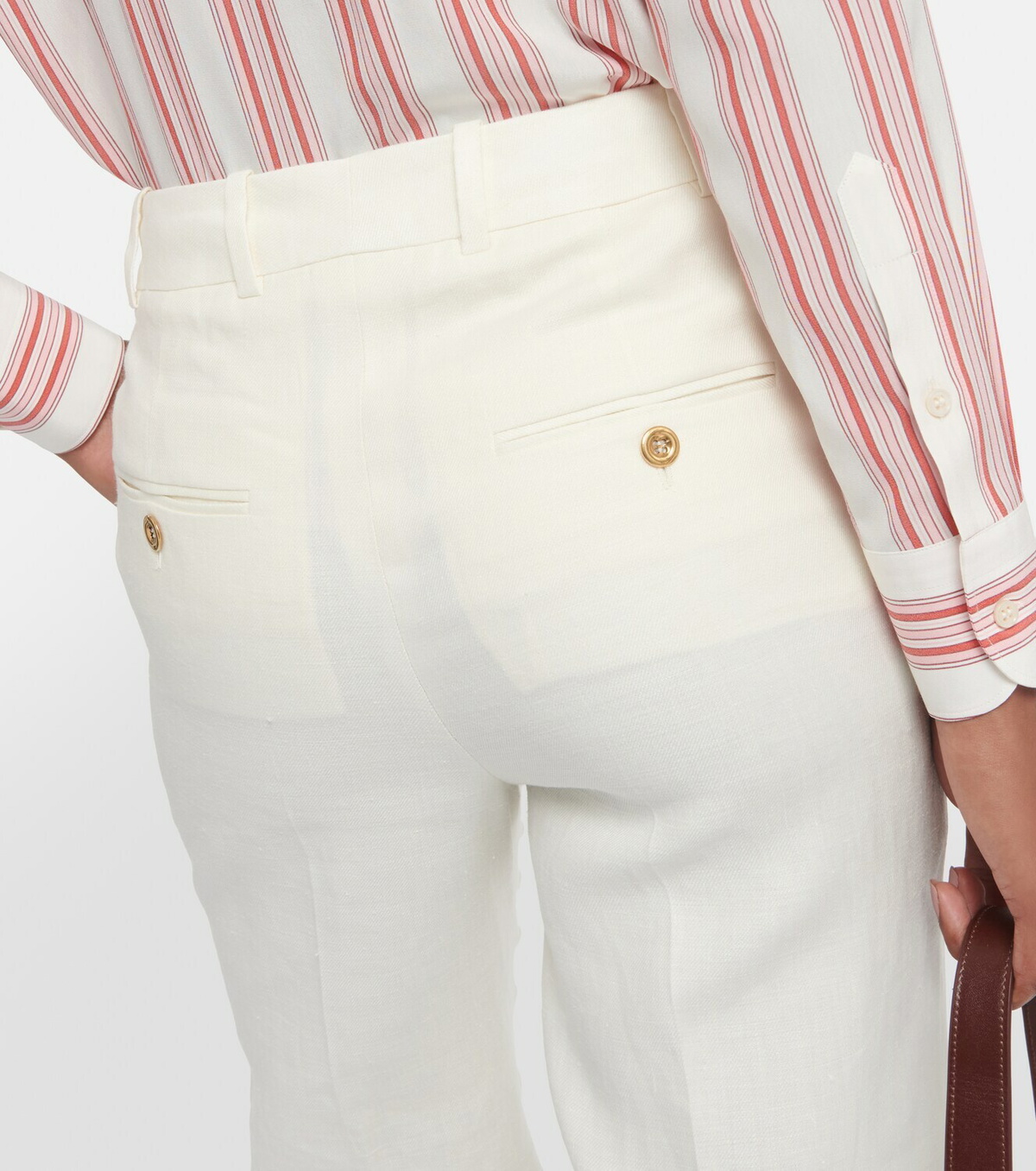 LORO PIANA 26S HIGH WAIST PANTS 771 main image 1