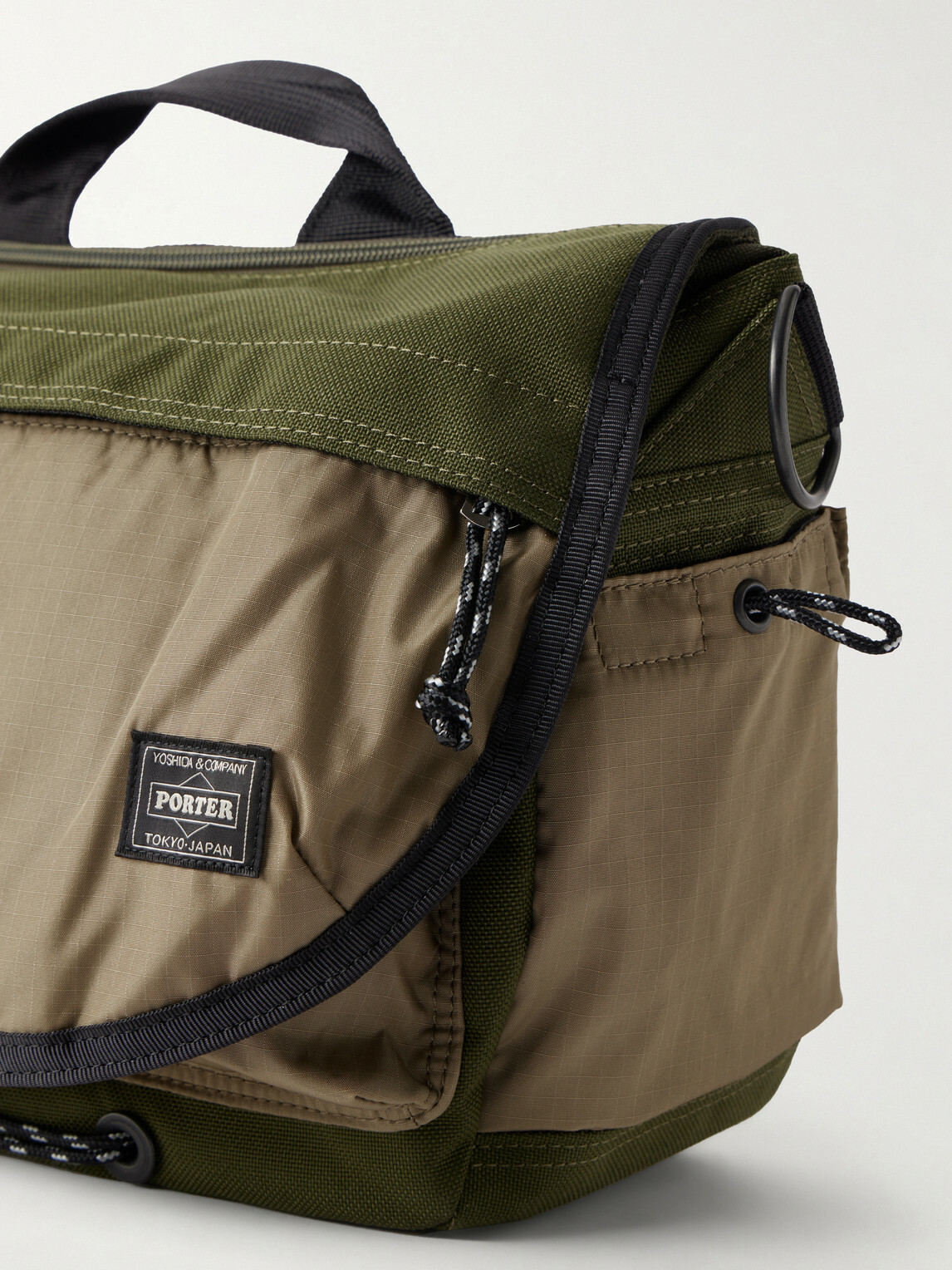 Porter-Yoshida and Co - New Hype Shell Messenger Bag - Green