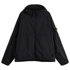 Stone Island Men's Ultralight Nylon Stretch-TC Hooded Jacket in Navy Blue