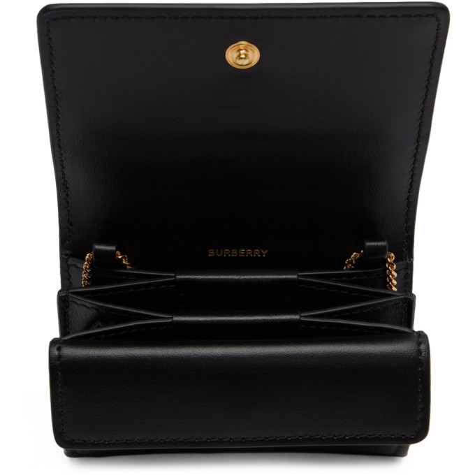 Burberry Black Quilted Jessie Card Case Bag Burberry