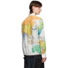 Sacai White and Multicolor World Map Shirt