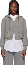 OUR LEGACY Gray Mischief Hoodie