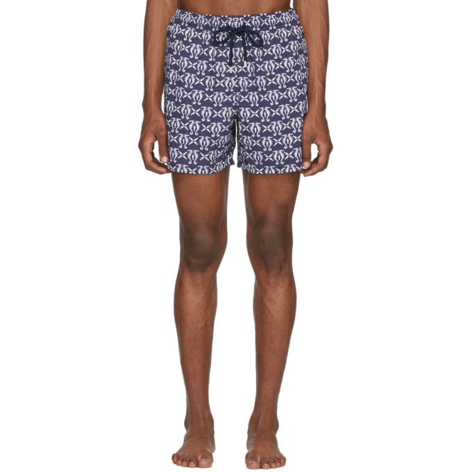 Photo: Vilebrequin Blue Hippocampes Moorea Swim Shorts