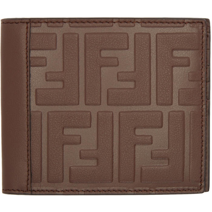 Photo: Fendi Taupe Logo Wallet 