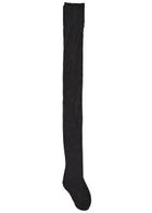 Ganni Butterfly Logo-jacquard 20 Denier Tights Black