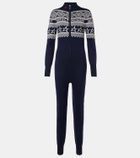 Perfect Moment Wool intarsia bodysuit