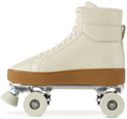 Bottega Veneta Off-White Quilt Roller Skates