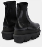 Sacai Platform leather Chelsea boots