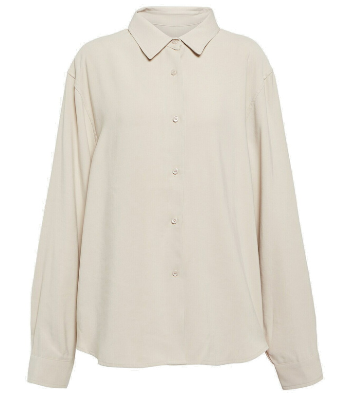 Photo: The Frankie Shop Lotta Fluid shirt