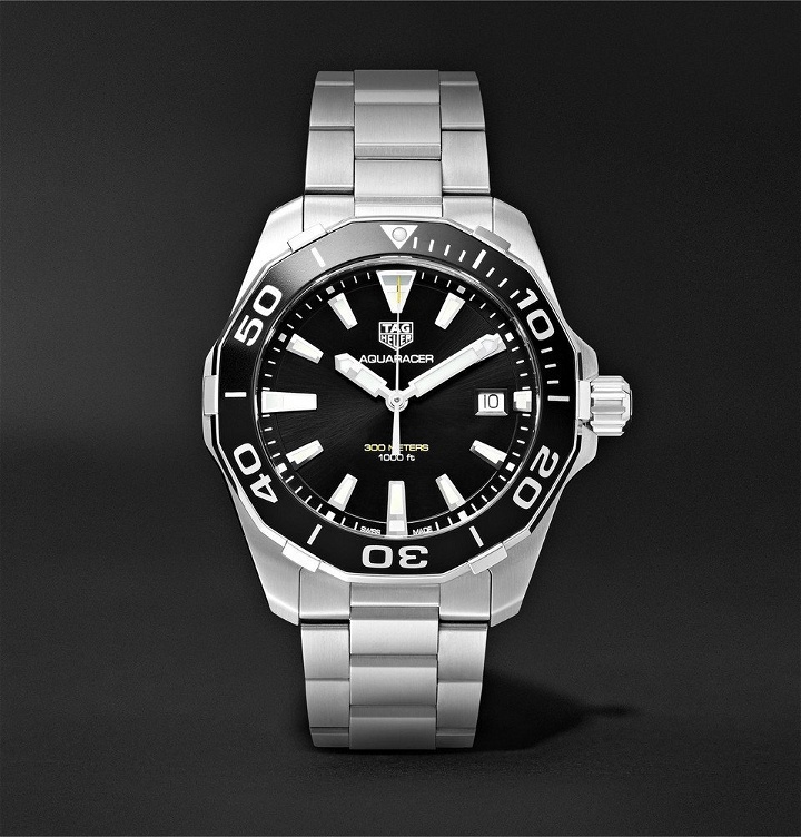 Photo: TAG Heuer - Aquaracer Quartz 41mm Steel Watch - Black