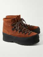 Diemme - Throwing Fits Rosset Rubber-Trimmed Suede Platform Boots - Brown