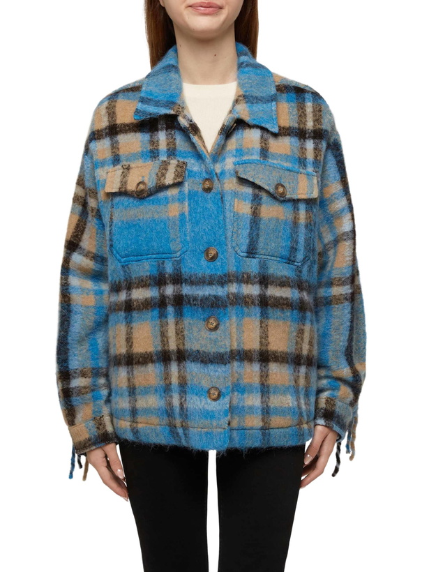 Photo: MC2 Saint Barth Woman Overshirt Jacket With Fringes