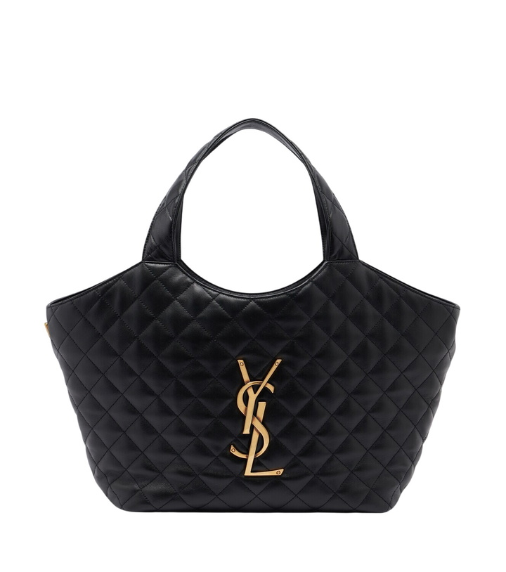 Photo: Saint Laurent Icare Medium quilted leather shopper