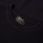 A.P.C. Alexis Stripe Crew Knit