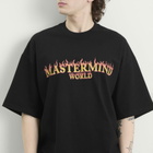MASTERMIND WORLD Men's Skull On Fire Short Sleeve T-Shirt in Black
