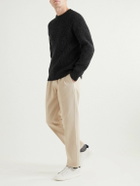 La Paz - Teixeira Ribbed Shetland Wool Sweater - Black