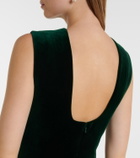 Emilia Wickstead Nodin cotton velour gown