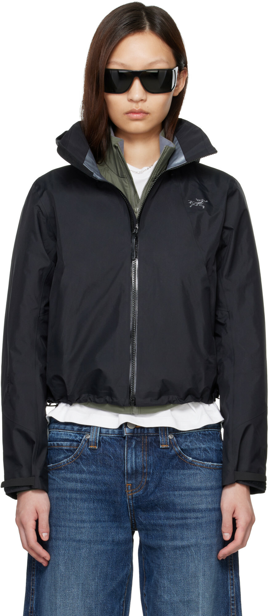 Arc'teryx Black Naya Cropped Jacket