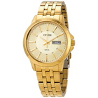 Citizen Quartz Champagne Dial Mens Watch BF2013-56P