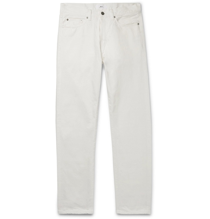 Photo: Mr P. - Slim-Fit Denim Jeans - White
