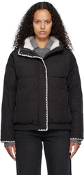rag & bone Black Ingrid Puffer Down Jacket