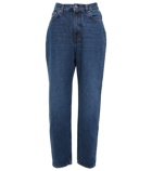 Toteme - High-rise tapered jeans