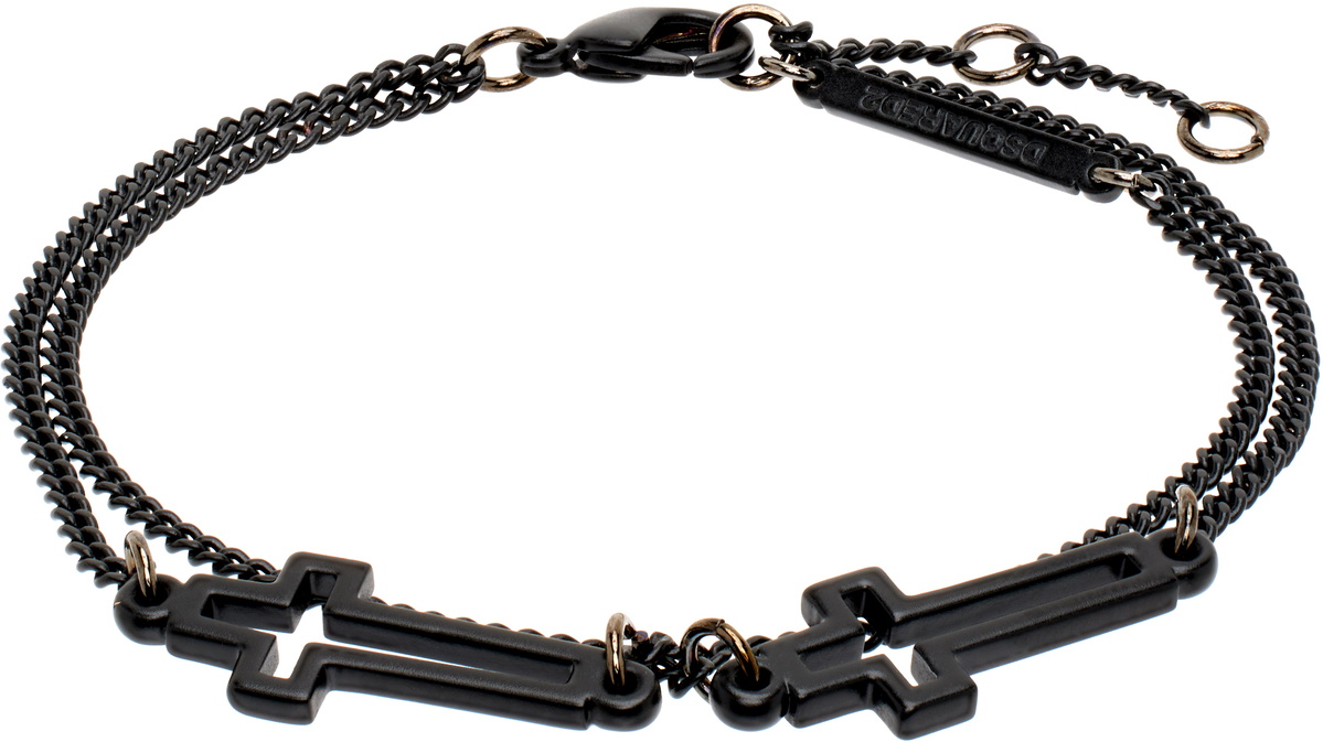 Dsquared2 Silver Chained2 Bracelet Dsquared2 Dsquared2 Silver Chained2 Bracelet Dsquared2