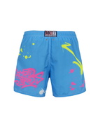 MC2 Saint Barth Man Mid-length Gustavia Swim-shorts With Ducky Cryptopuppets Placed Print| Cryptopuppets Special Edition