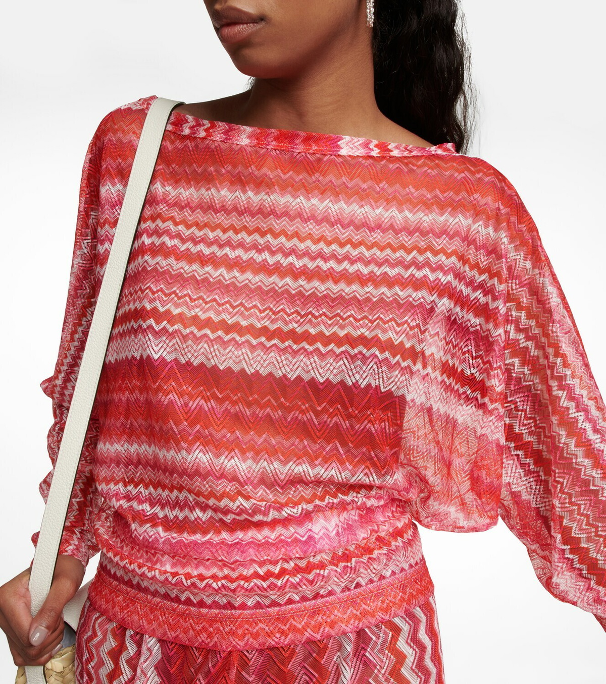 Missoni Mare Zig-zag knit top