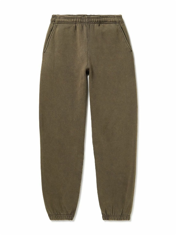 Photo: Entire Studios - Tapered Garment-Dyed Cotton-Jersey Sweatpants - Brown