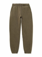 Entire Studios - Tapered Garment-Dyed Cotton-Jersey Sweatpants - Brown