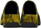 Miista Green & Yellow Pris Mules