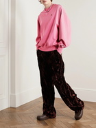 Acne Studios - Fiah Logo-Appliquéd Cotton-Jersey Sweatshirt - Pink