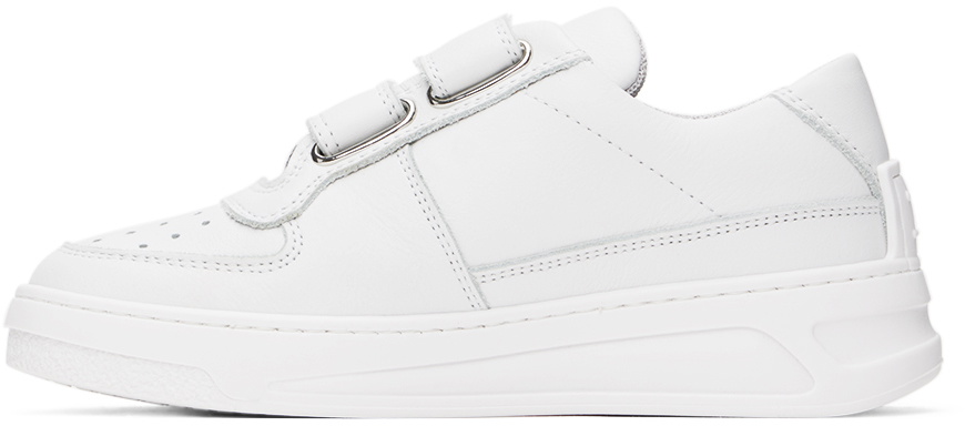 Acne Studios Kids White Velcro Strap Sneakers