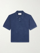 Corridor - Cotton-Piqué Polo Shirt - Blue