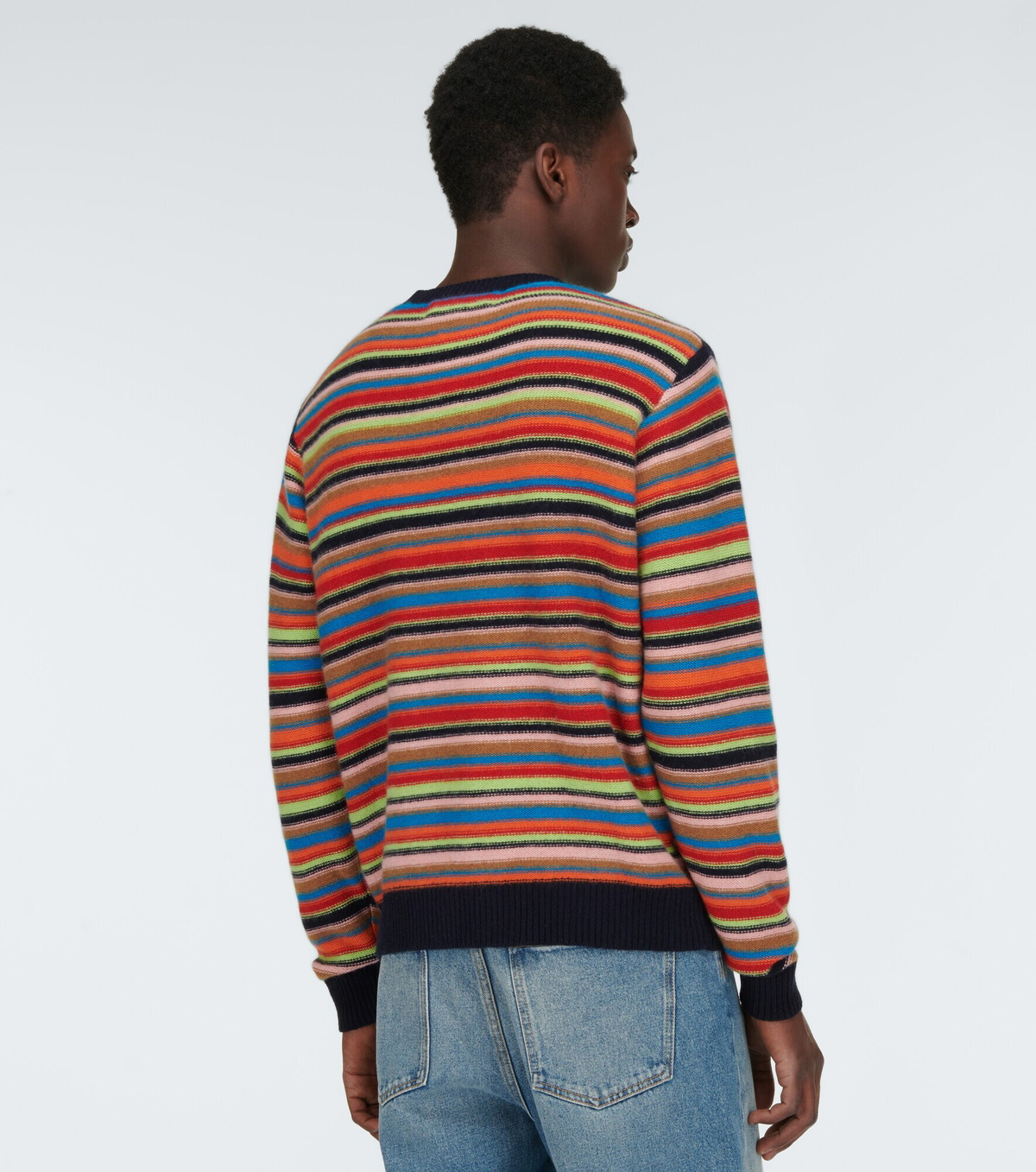 The Elder Statesman - Vista striped cashmere sweater