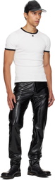 Courrèges White Signature Contrast T-shirt