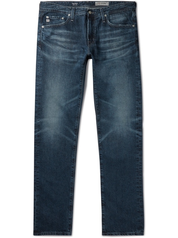 Photo: AG JEANS - Tellis Slim-Fit Stretch-Denim Jeans - Blue - 28