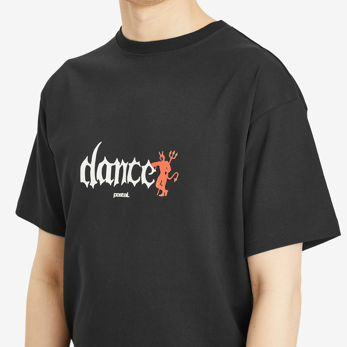 POSTAL Men's Dance T-Shirt in Black