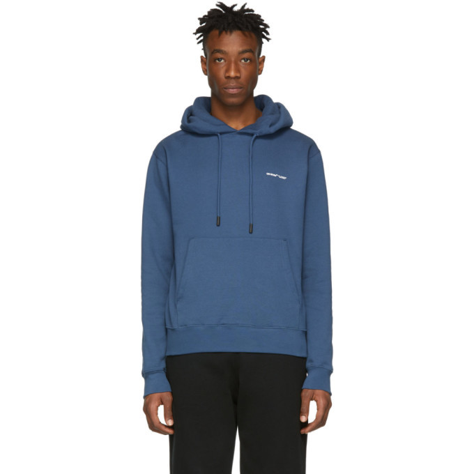 Photo: Off-White Blue Logo Hoodie