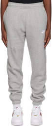 Nike Gray Embroidered Sweatpants