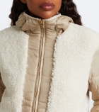Bogner Bibi quilted teddy-trimmed jacket